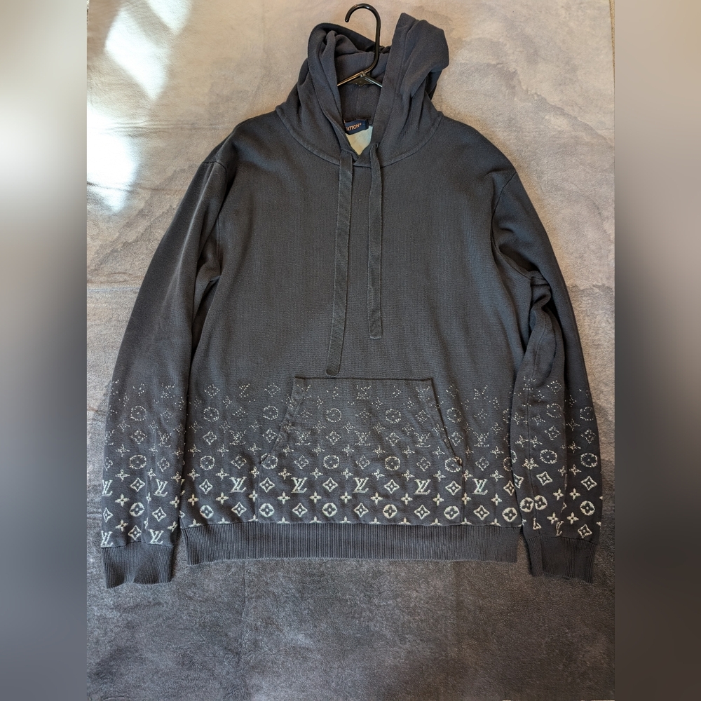 Louis Vuitton degraded monogram gradient hoodie